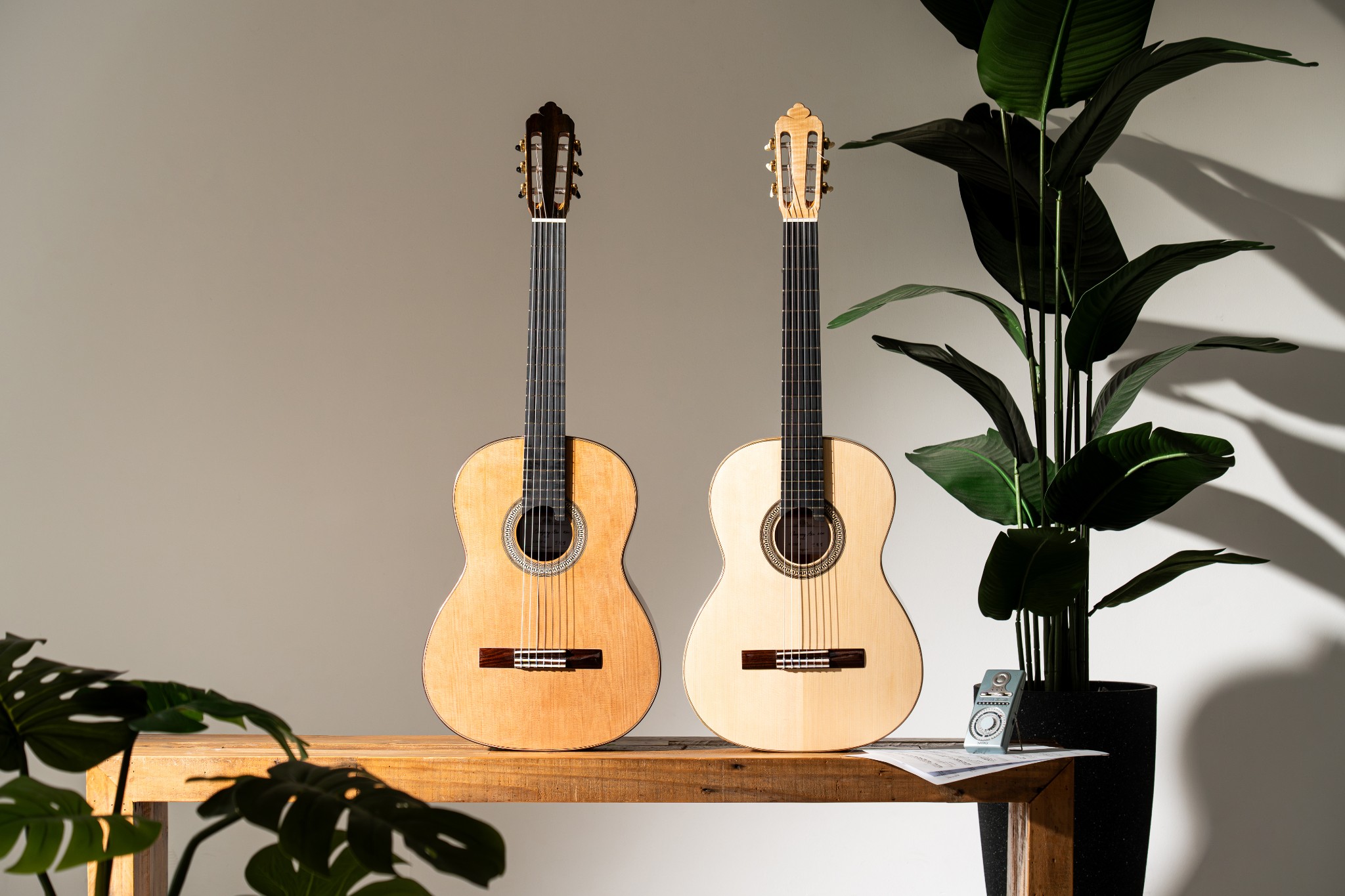 Hand-carving guitar neck and heel